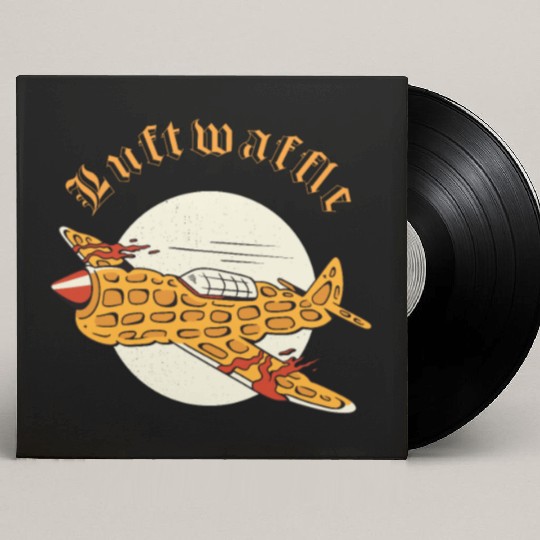 Luftwaffle Waffle Military Aircraft Pilot Custom Vinyl Record Sleeves