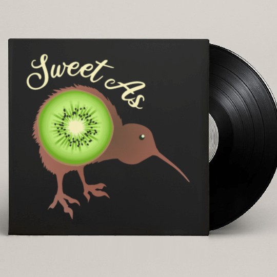 Sweet as Kiwi New Zealand Funny Gift Idea Custom Vinyl Record Sleeves