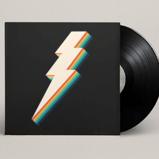 Lightning Bolt Custom Vinyl Record Sleeves