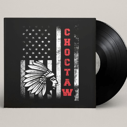 Choctaw Flag US USA Native American Indian Gift Custom Vinyl Record Sleeves