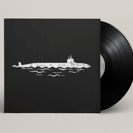 US Navy Submarine Vessel Vintage Submariner Custom Vinyl Record Sleeves