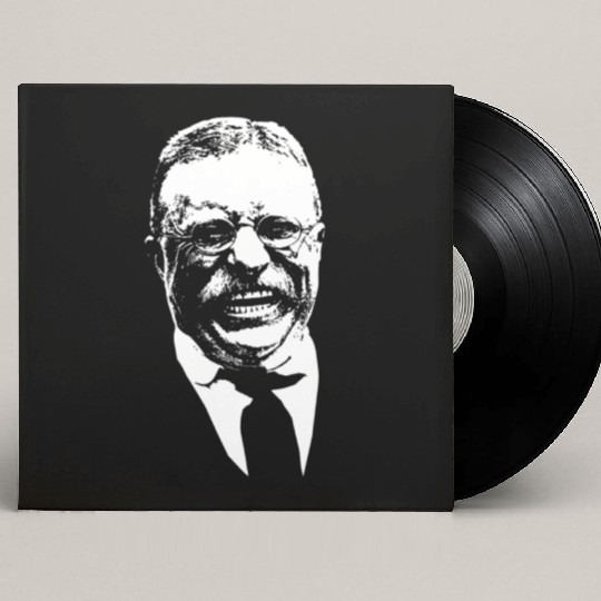 President Teddy Roosevelt Graphic Custom Vinyl Record Sleeves