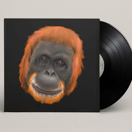 Orang-Utan Monkey Ape Custom Vinyl Record Sleeves