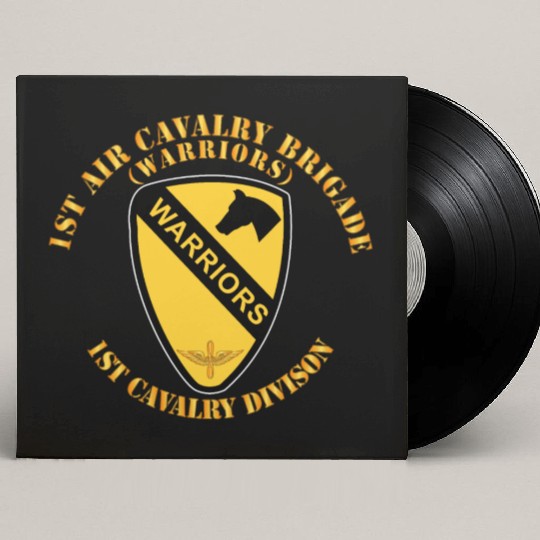 Army 1st Air Cavalry Bde Warriors 1st Cav Division Custom Vinyl Record Sleeves