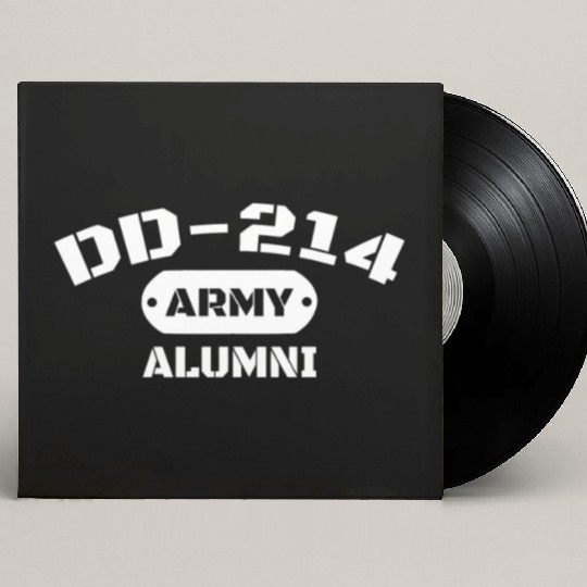 Dd-214 Us Army Alumni Men And Women Custom Vinyl Record Sleeves
