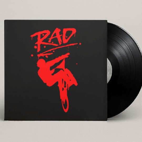 RAD BMX Bike Grafitti 80s Movie Radical Custom Vinyl Record Sleeves
