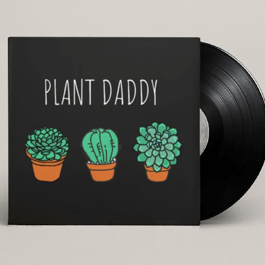 Plant Daddy Gardener Custom Vinyl Record Sleeves