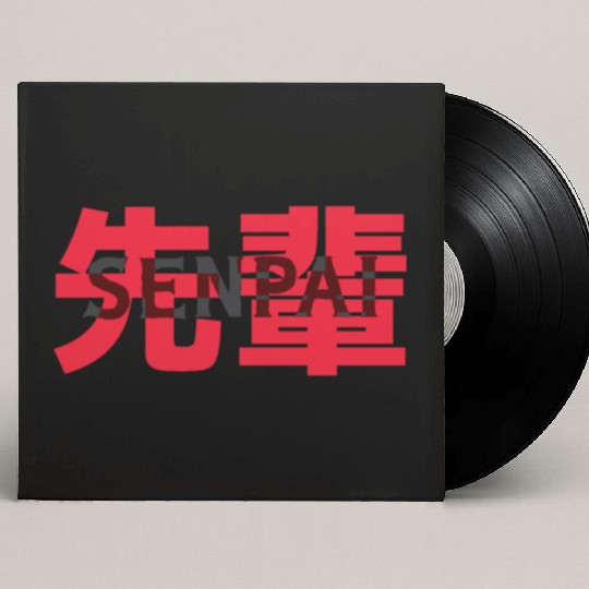 Japanese Anime Senpai Custom Vinyl Record Sleeves