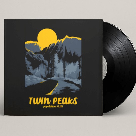 Twin Peaks Welcome To Twin Peaks Poster Custom Vinyl Record Sleeves