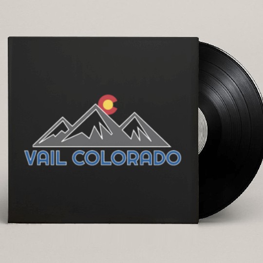 Vail Colorado Rocky Mountain Custom Vinyl Record Sleeves