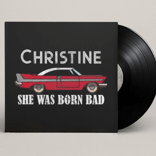 Christine Classic Car Model Lover Automotive Theme Custom Vinyl Record Sleeves
