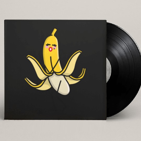 Marilyn, Monroe sexy banana blowing skirt up pun Custom Vinyl Record Sleeves