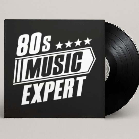 80s Music Expert Listening Lover Funny Musician Custom Vinyl Record Sleeves