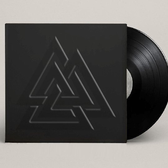 Valknut Pagan Viking Germanic Triangles Symbol Custom Vinyl Record Sleeves