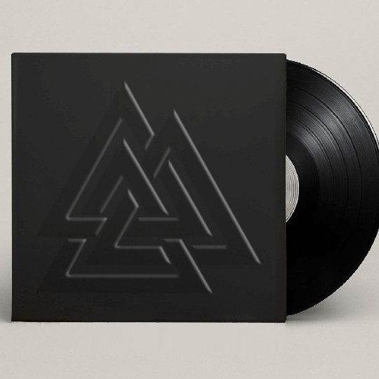 Valknut Pagan Viking Germanic Triangles Symbol Custom Vinyl Record Sleeves