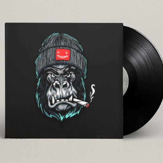 Hypebeast, Gorilla, Ape, Street Gorilla Custom Vinyl Record Sleeves