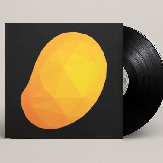 Mango Low Poly Custom Vinyl Record Sleeves