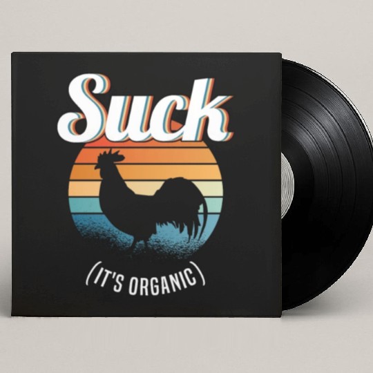 Suck Cock Hahn Gay Pride Gay Gay Funny Custom Vinyl Record Sleeves