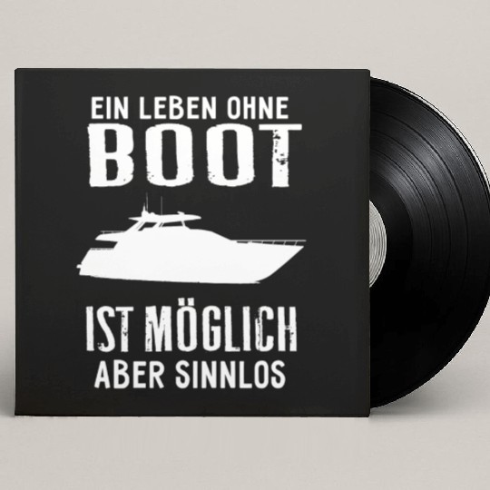 Life boat gift sailor sailboat yacht club Custom Vinyl Record Sleeves