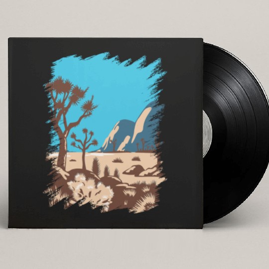 Joshua Tree National Park California Custom Vinyl Record Sleeves