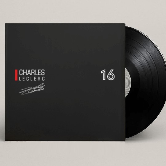Charles Leclerc Custom Vinyl Record Sleeves