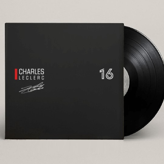 Charles Leclerc Custom Vinyl Record Sleeves