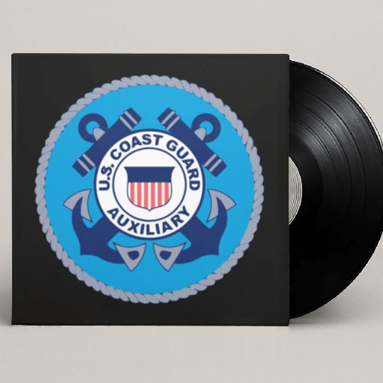 Us Coast Guard Auxiliary Homeland Security Patch Custom Vinyl Record Sleeves