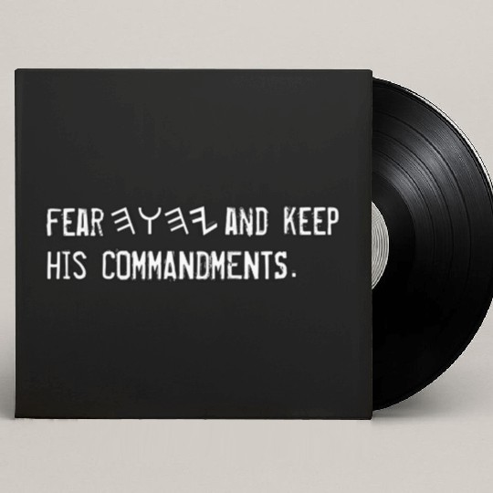 FEAR YHWH AND KEEP HIS COMMANDMENTS Custom Vinyl Record Sleeves