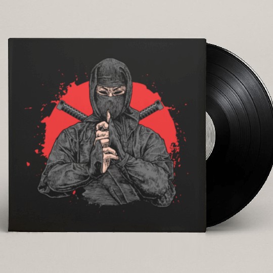 Ninja Samurai Kendo Katana Japan Yakuza Shinobi Custom Vinyl Record Sleeves