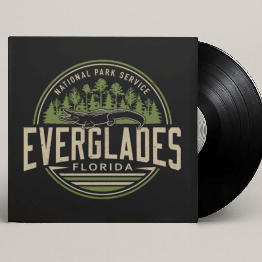 Everglades National Park Florida Custom Vinyl Record Sleeves