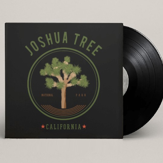 Joshua Tree National Park Custom Vinyl Record Sleeves California Trees