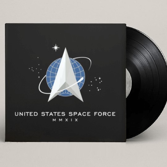 UNITED STATES US SPACE FORCE USSF DELTA FLAG birth Custom Vinyl Record Sleeves