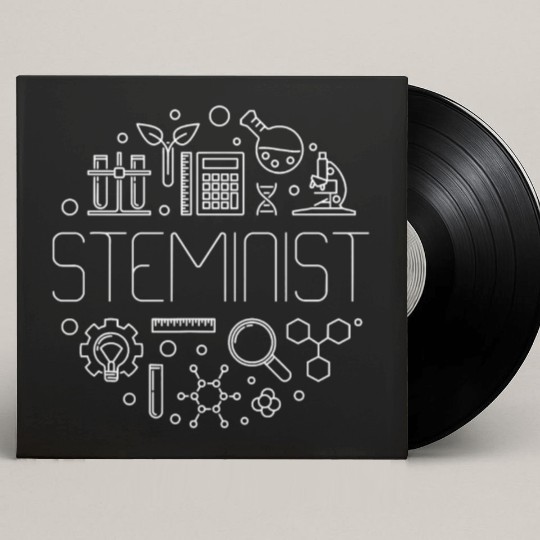 Science Technology Engineering and Math Custom Vinyl Record Sleeves