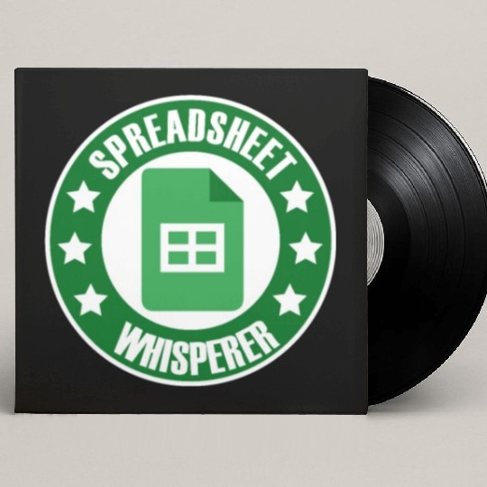 Spreadsheet Whisperer Excel Accountant Accounting Custom Vinyl Record Sleeves