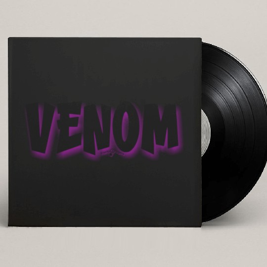 Venom | Neon Hot Pink Shadow Custom Vinyl Record Sleeves
