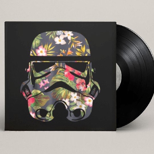 Star Wars Tropical Stormtrooper Floral Custom Vinyl Record Sleeves