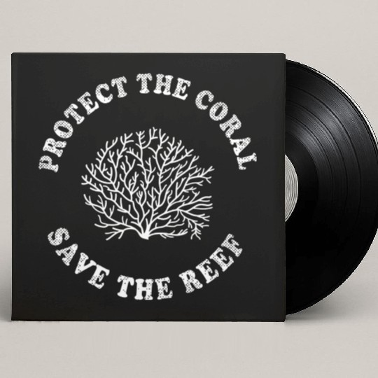 Protect The Coral Save The Reef Save The Ocean Act Custom Vinyl Record Sleeves