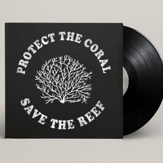 Protect The Coral Save The Reef Save The Ocean Act Custom Vinyl Record Sleeves
