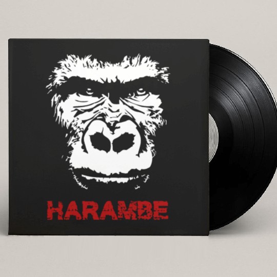 Harambe Custom Vinyl Record Sleeves