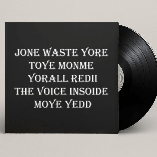 I Miss You song Meme Jone Waste Yore blink Custom Vinyl Record Sleeves