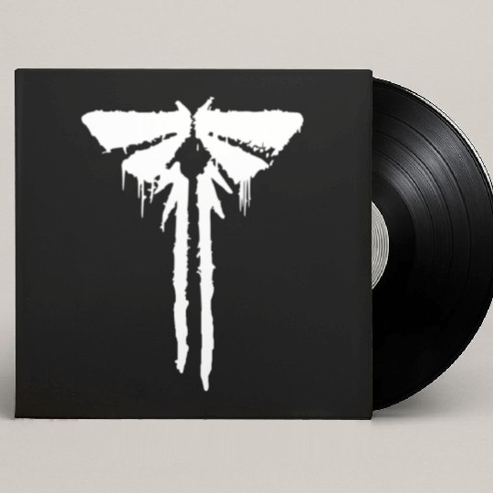 fireflies white Custom Vinyl Record Sleeves