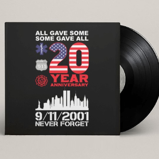 Patriot Day Never Forget 9 11 2001 Anniversary Custom Vinyl Record Sleeves