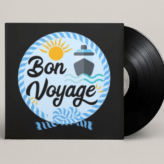 Bon Voyage Custom Vinyl Record Sleeves