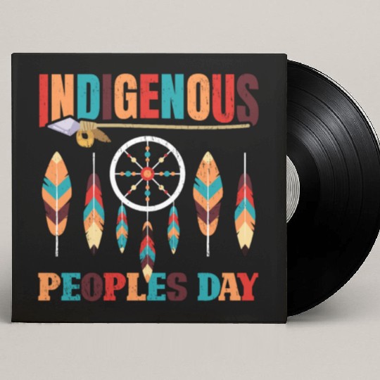 Native American Indigenous Peoples Day Custom Vinyl Record Sleeves