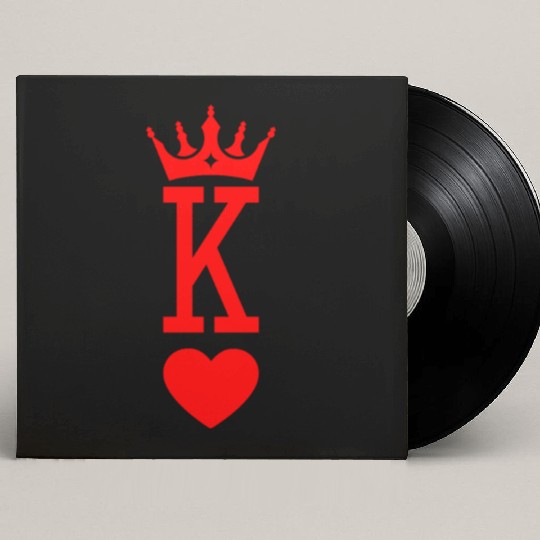 King of Hearts King Queen Couple Halloween Costume Custom Vinyl Record Sleeves