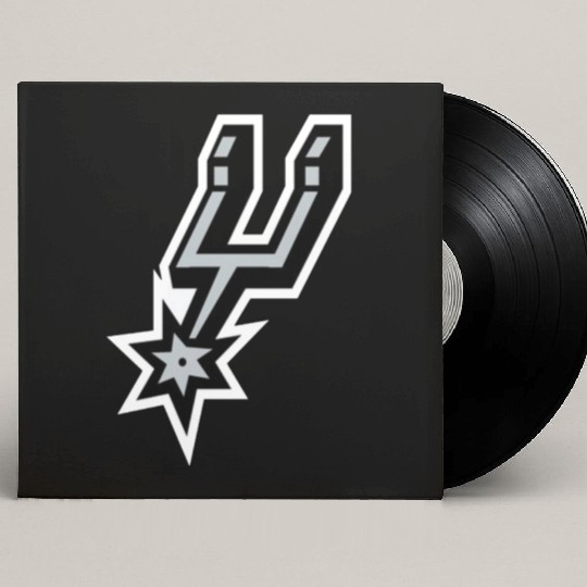 San Antonio Spurs logo Custom Vinyl Record Sleeves