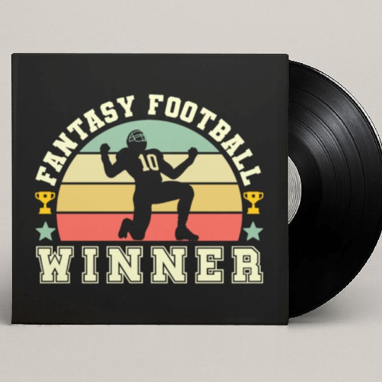 American Football Fantasy Football Custom Vinyl Record Sleeves