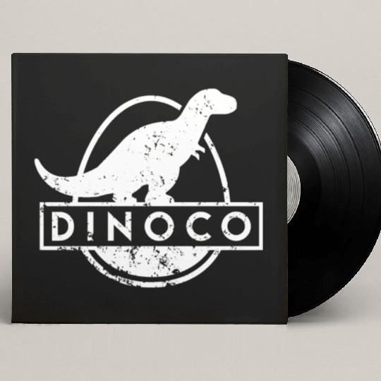 Dinoco White Distressed Custom Vinyl Record Sleeves