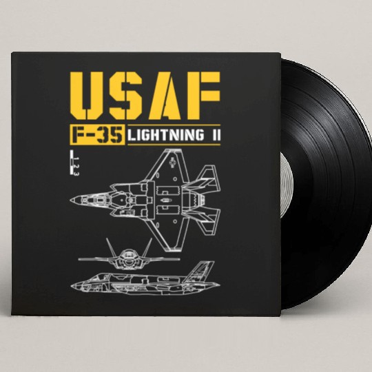 F 35 Lightning II Custom Vinyl Record Sleeves