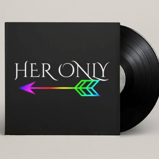 Cute Gay Couple Lesbian Valentines Day T Her Only Custom Vinyl Record Sleeves